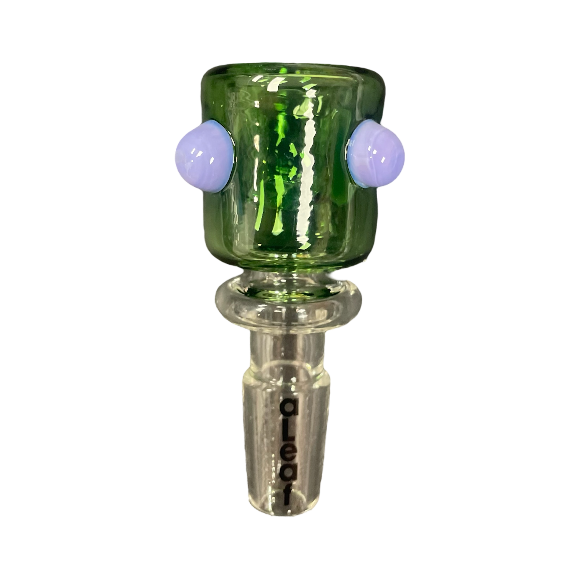 AL Bowl 14mm Male 4 Dot Slime W/ Screen / Green